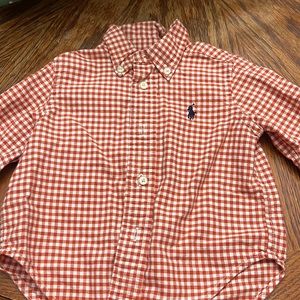 12 month button down polo